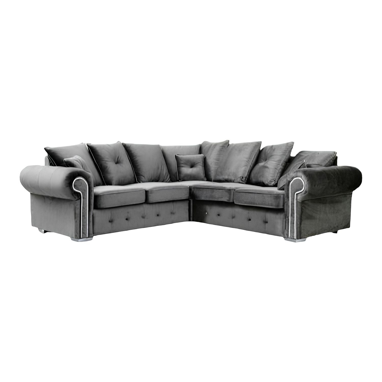 Ashwin Plush Velvet Sofa – 2 & 3 Seater