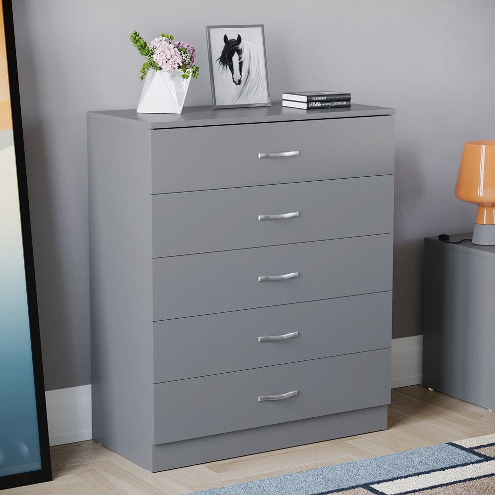 Chester 5-Drawer Chest – Classic Bedroom Storage Unit – Multiple Colours