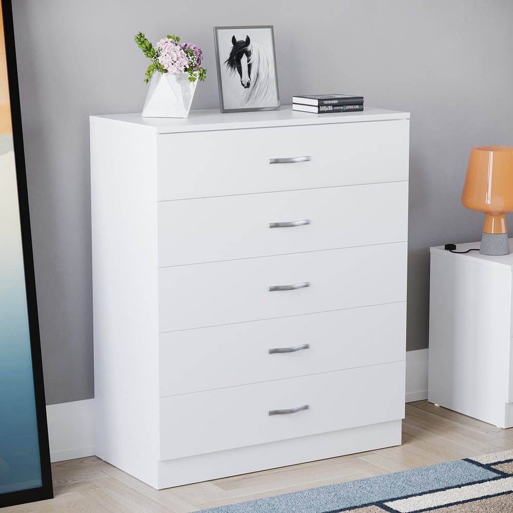 Chester 5-Drawer Chest – Classic Bedroom Storage Unit – Multiple Colours