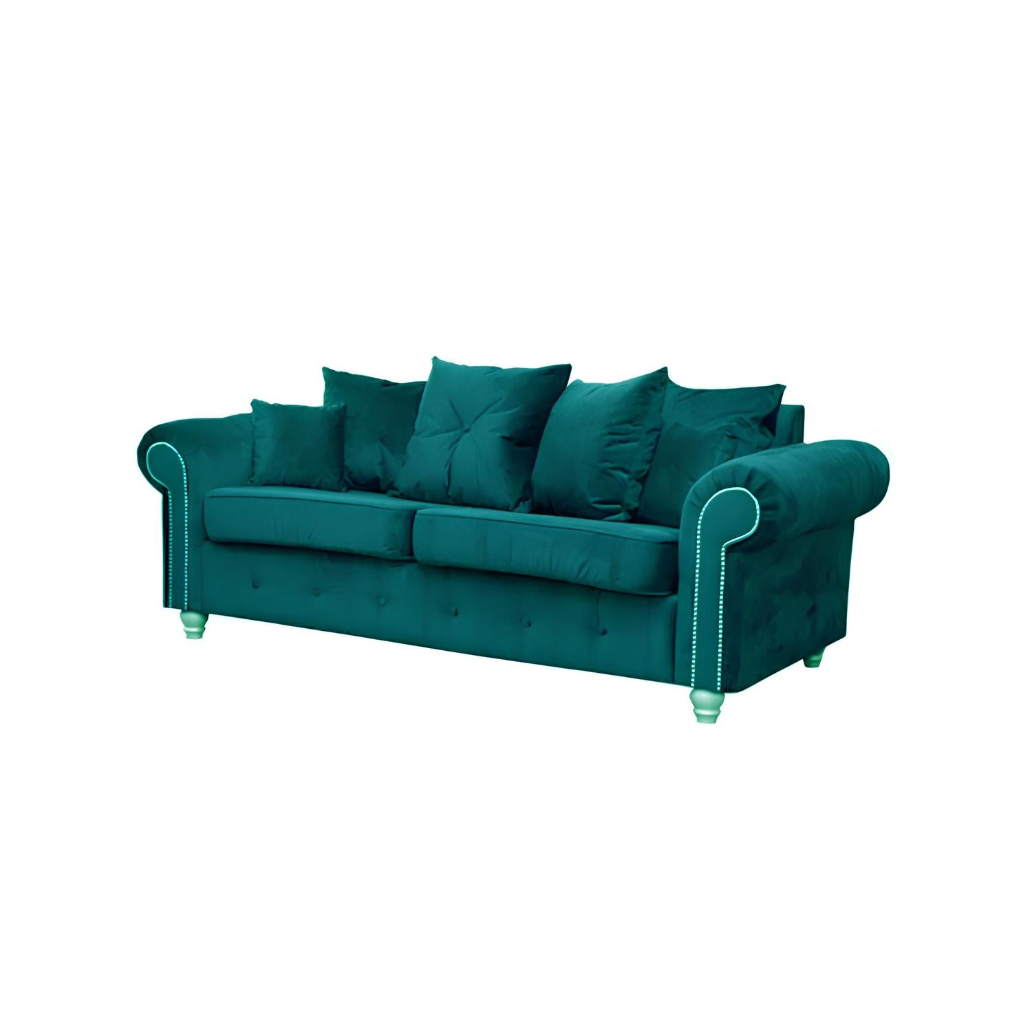 Ashwin Plush Velvet Sofa – 2 & 3 Seater