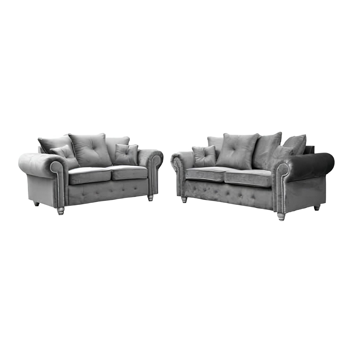 Ashwin Plush Velvet Sofa – 2 & 3 Seater