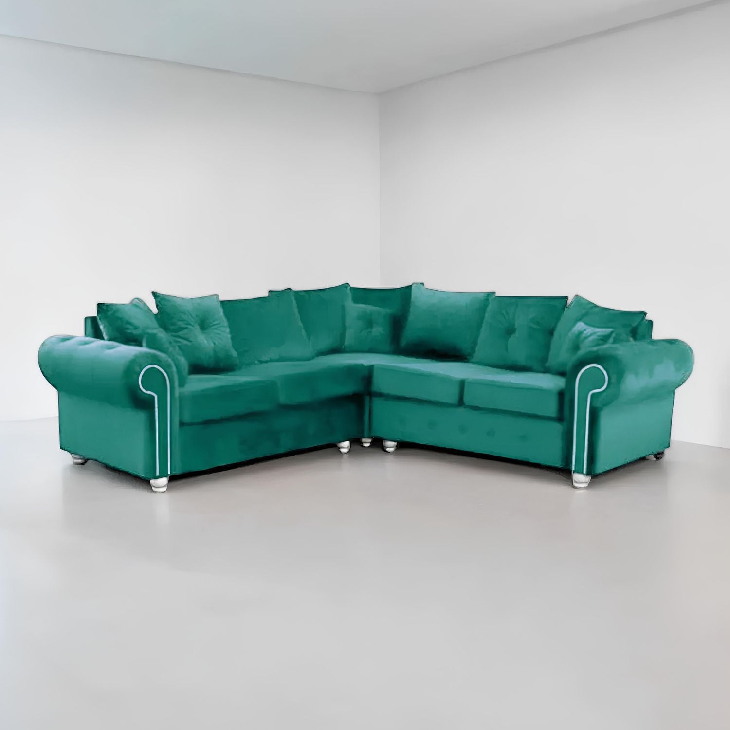 Ashwin Plush Velvet Sofa – 2 & 3 Seater
