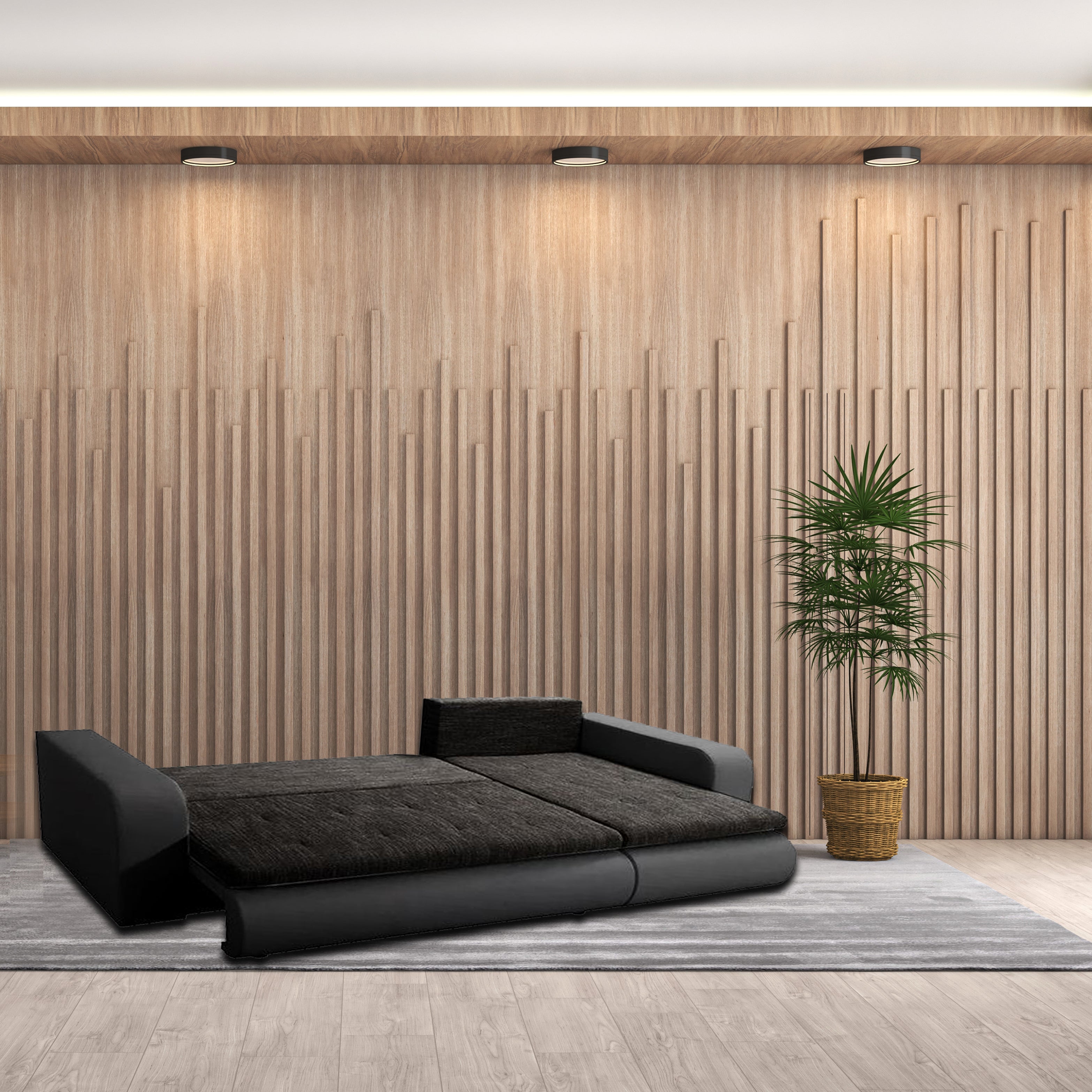 Berlin Corner Sofa Bed with Storage – Space-Saving Sofa & Bed in One