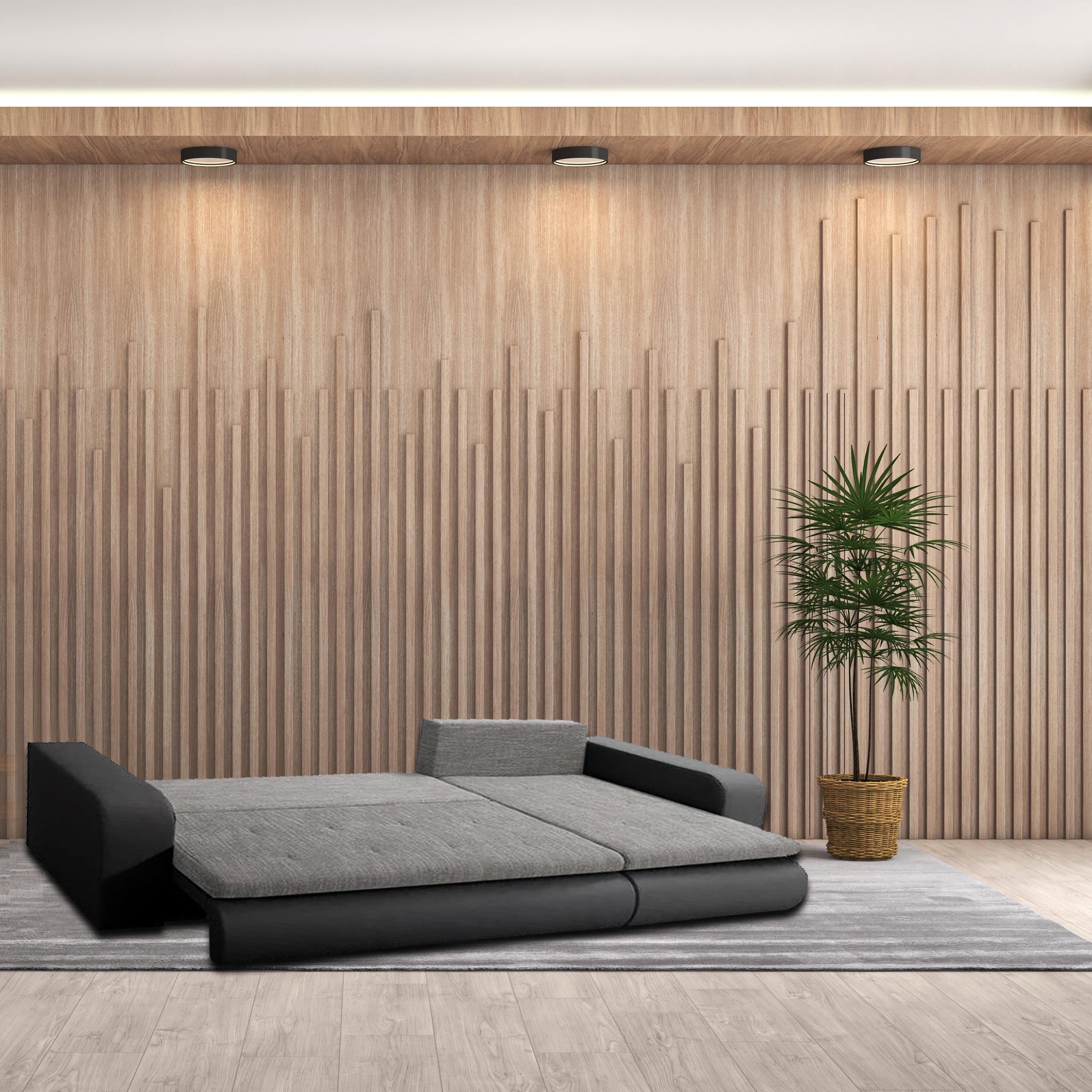 Berlin Corner Sofa Bed with Storage – Space-Saving Sofa & Bed in One