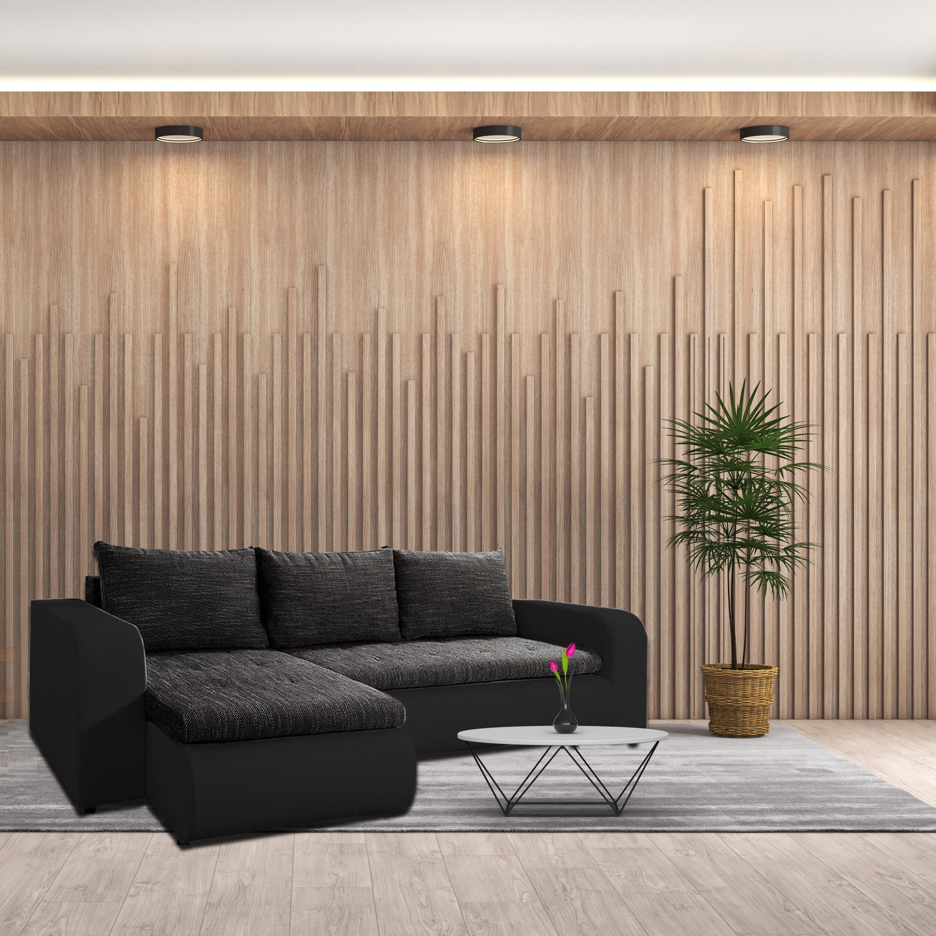 Berlin Corner Sofa Bed with Storage – Space-Saving Sofa & Bed in One