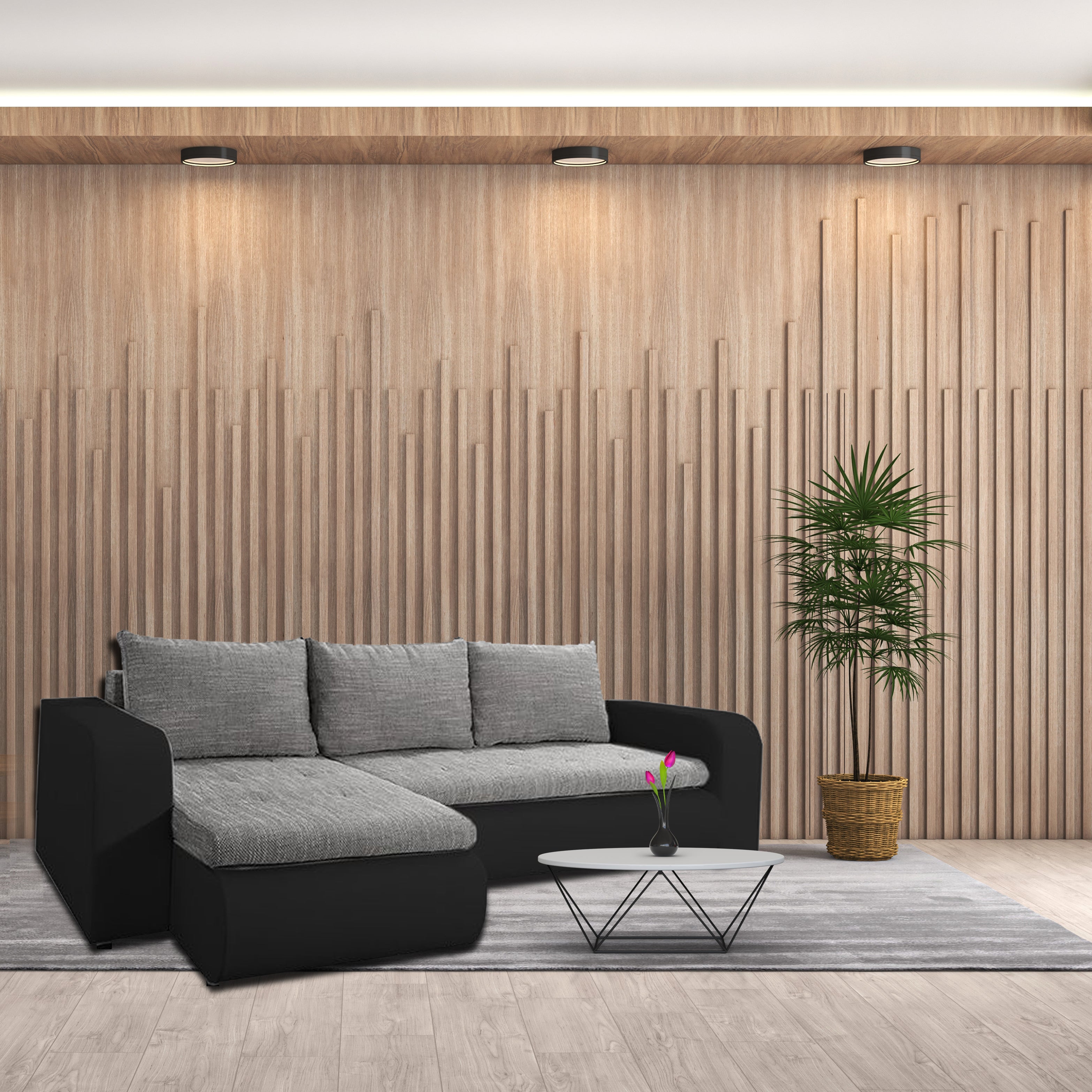 Berlin Corner Sofa Bed with Storage – Space-Saving Sofa & Bed in One